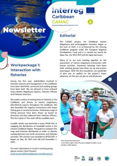 couverture Newsletter CAMAC